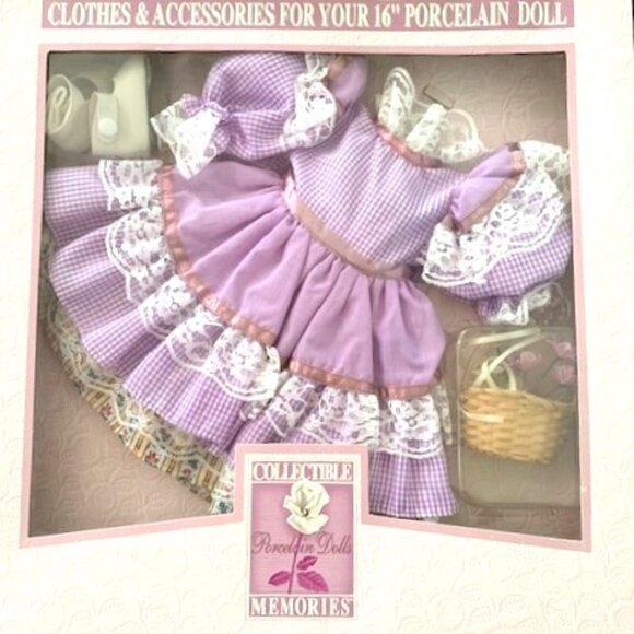 Collectible Memories Clothes & Accessories for 16" Porcelain Doll - Picture 1 of 6